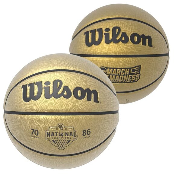 Baylor Bears 2021 NCAA Men's Basketball National Champions Wilson Official Size - Picture 1 of 1